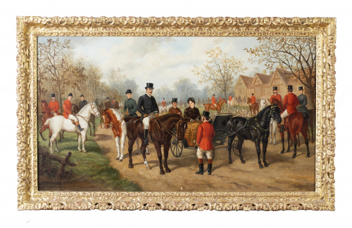 EDWARD BENJAMIN HERBERTE (1857-1893) Día de caza, 1886