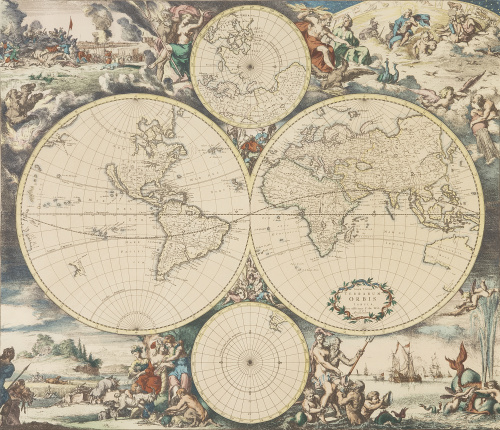 NICOLAES VISSCHER (1618-1679) y NICOLAES BERCHEM (1621/1622