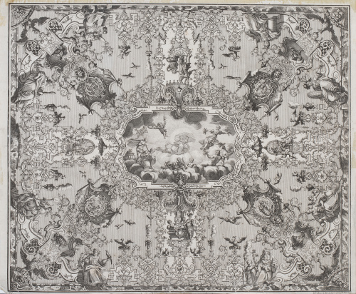 ESCUELA ESPAÑOLA, SIGLO XVIIIDecoración para un techo