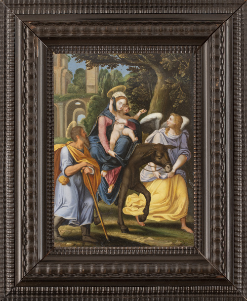 ESCUELA ROMANA, H.1600Huída a Egipto