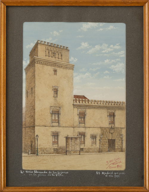 JOSÉ MARTÍNEZ GARÍ (Alicante 1869-Madrid?)La torre llamad