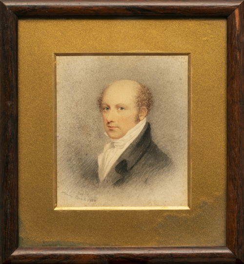 ADAM BUCK (1759-1833)Retrato de dama y retrato de caballe