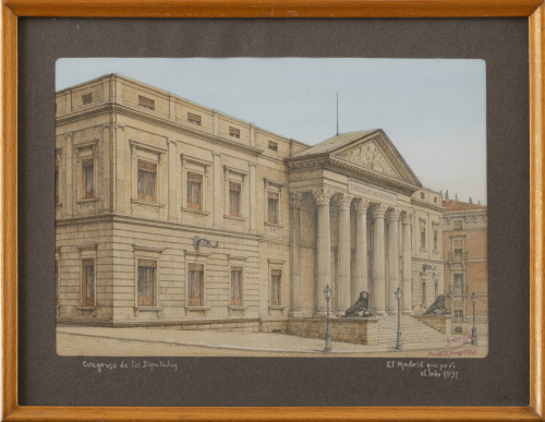 JOSÉ MARTÍNEZ GARÍ (Alicante 1869-Madrid?)Congreso de los