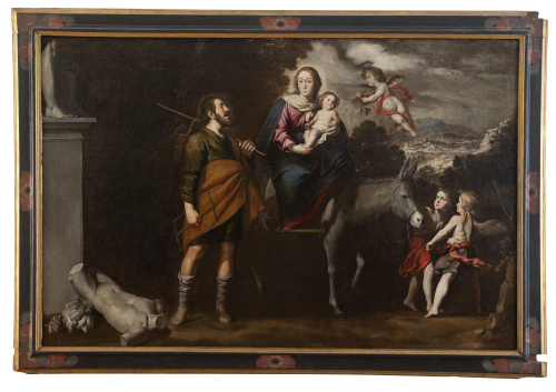 ANTONIO DEL CASTILLO (Córdoba, 1616-1668)Huida a Egipto y