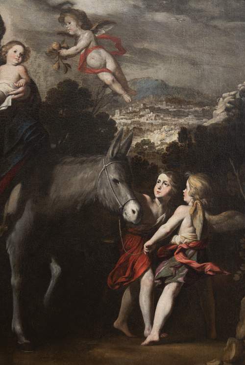 ANTONIO DEL CASTILLO (Córdoba, 1616-1668)Huida a Egipto y