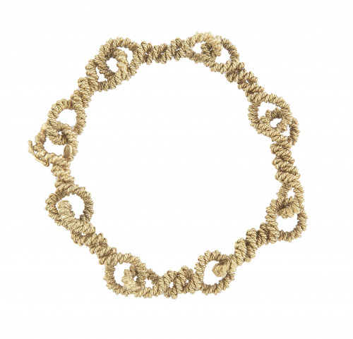 Brazalete de eslabones en forma de soga articulados