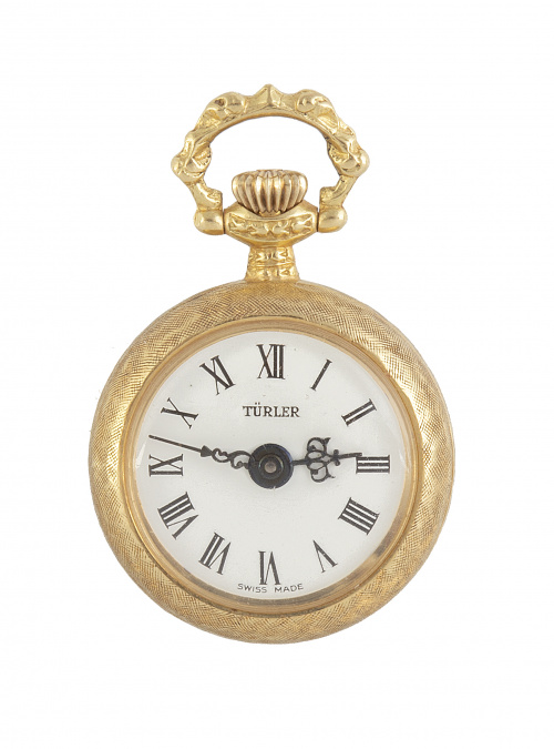 Pequeño reloj de bolsillo lepine TÜRLER en oro de 18K