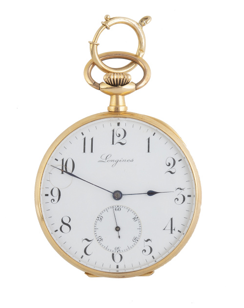 Reloj de bolsilo lepine LONGINES en oro de 18K años 30