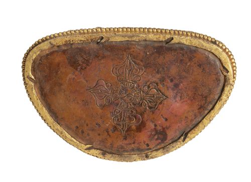 Buda Sakyamuni sentadoEn bronce dorado.Nepal, S. XVIII 