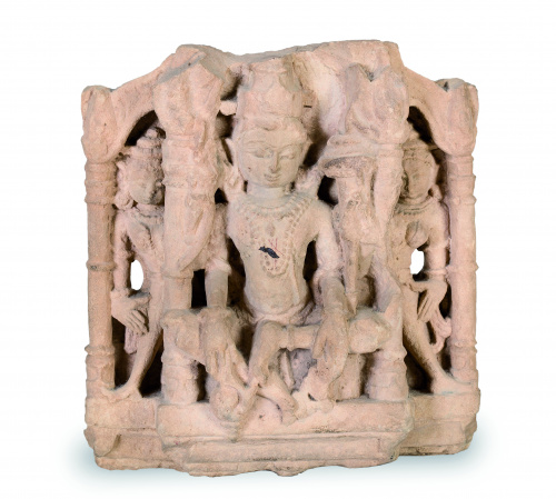 Talla en piedra asiáticaFf. del S. XVIII - pp. del S. XIX