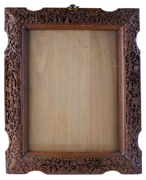 Pareja de marcos tallados en madera de sádaloS. XIX