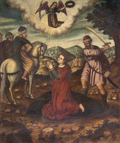 ESCUELA ALTO PERÚ, FF. SIGLO XVIISanta Margarita