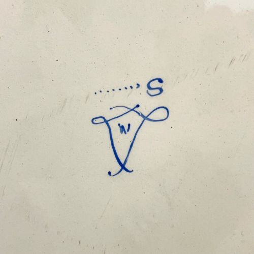 Gueridon Napoleón III de porcelana a la manera de Sévres, e