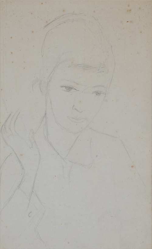 ATRIBUIDO A MARIE LAURENCIN (París, 1883 - 1956)Femme