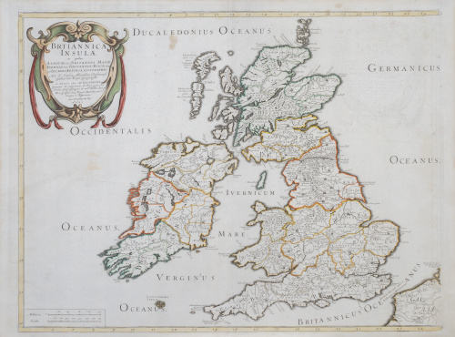 NICOLAS SANSON (1600-1667)Islas Británicas