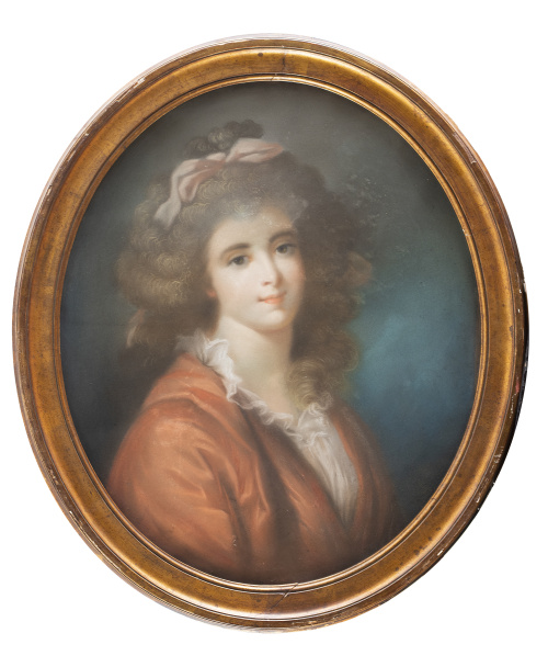 ESCUELA INGLESA, SIGLO XIXRetrato de dama