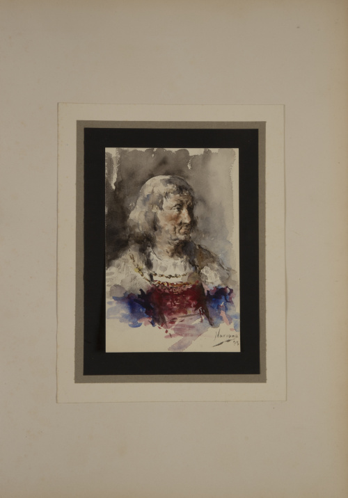 Álbum de acuarelas dedicadas a su A. R. la Infanta Doña Paz