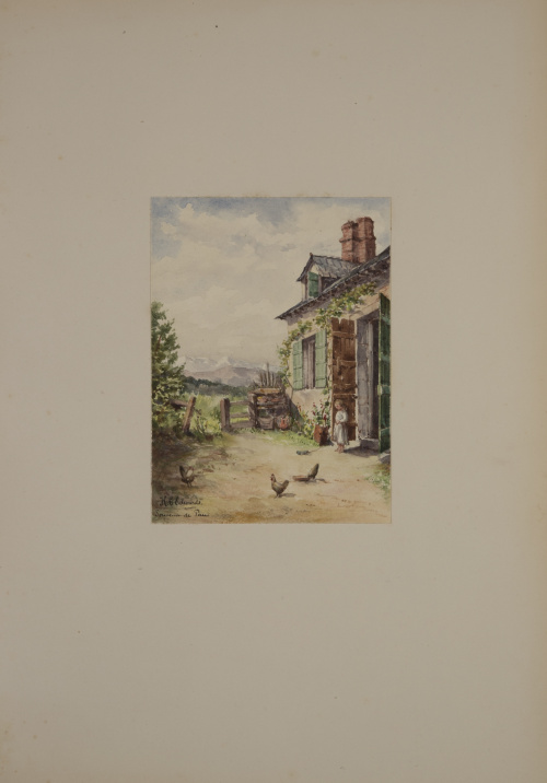 Álbum de acuarelas dedicadas a su A. R. la Infanta Doña Paz