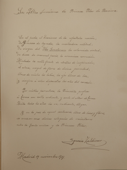 Álbum de la Princesa doña Pilar de Baviera y Borbón (1891-1