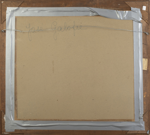 JOSÉ GALOFRE Y COMA (Barcelona, 1819-1877)Detalle de la e