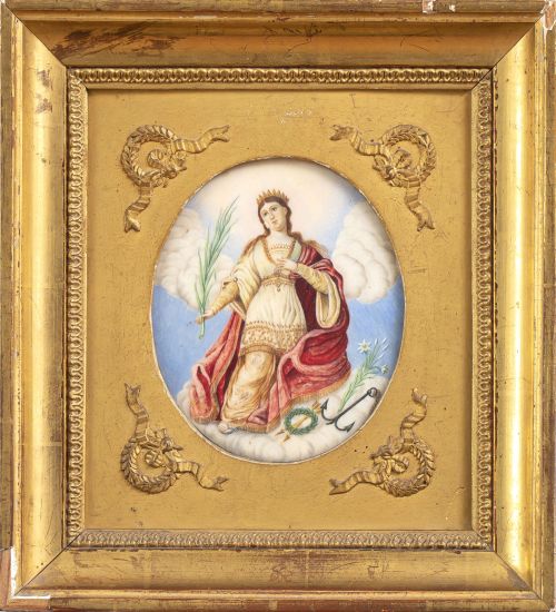 ESCUELA ESPAÑOLA, H. 1900Santa Filomena