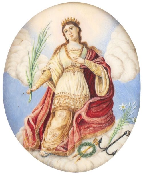 ESCUELA ESPAÑOLA, H. 1900Santa Filomena