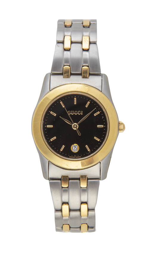 Reloj GUCCI 530L 0002572 en acero y plaqué or