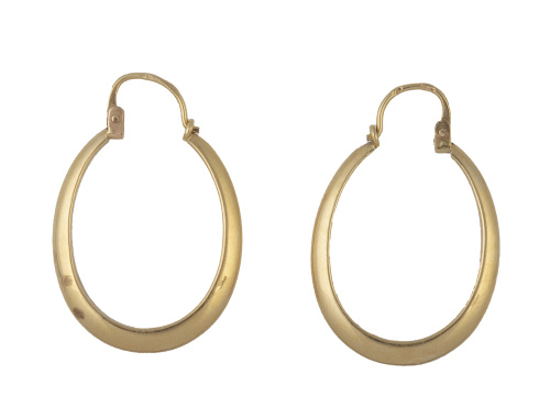 Pendientes criollas ovales