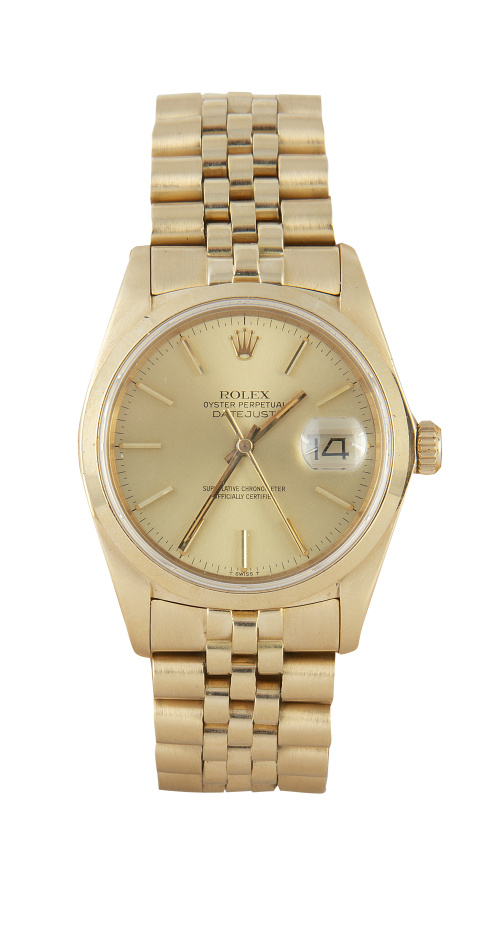 Reloj de pulsera ROLEX Oyster Perpetual de oro, años 60