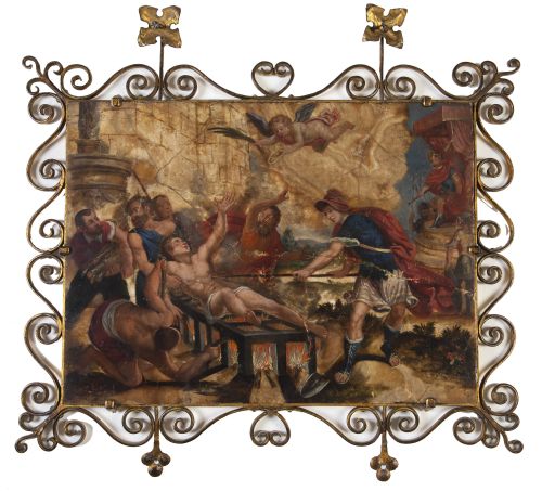 ESCUELA ITALIANA, SIGLO XVIIMartirio de San Lorenzo