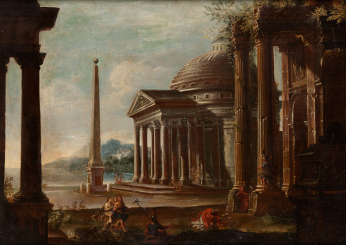 CIRCULO DE GHISOLFI (Escuela italiana, S. XVII)Capricho ar