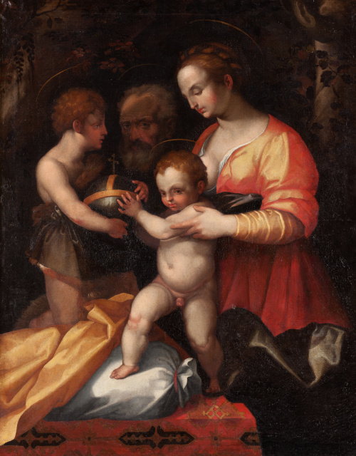 ESCUELA FLORENTINA, H. 1570Sagrada Familia.