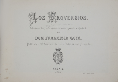 FRANCISCO DE GOYA (Fuentedetodos, 1746 -Burdeos, 1828)Col