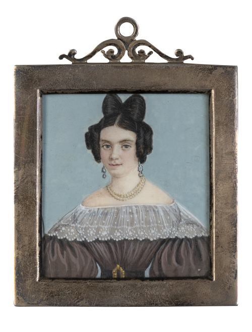 ESCUELA ESPAÑOLA, FF. SIGLO XIXRetrato de dama