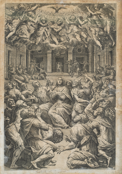 CORNELIS DE CORT (1533-1578)Pentecostés