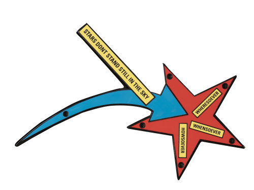 LAWRENCE WEINER (Nueva York, 1942 - 2021)Stars don&#39;t stan