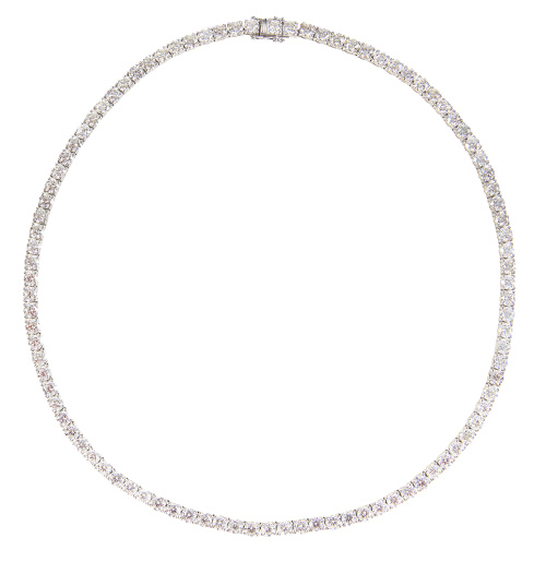 Collar rivière de brillantes compuesto por noventa y seis b