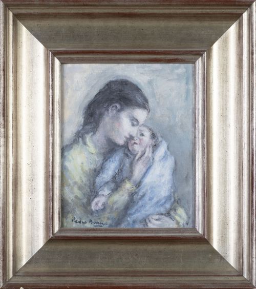 PEDRO BUENO (Villa del Río, 1910 - Madrid, 1993)Maternidad