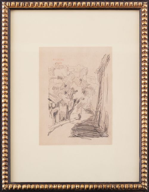 JOAQUÍN MIR Y TRINXET (Barcelona, 1873-1940)Paisaje con p