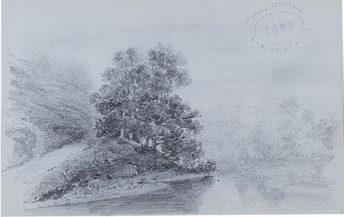 CARLOS DE HAES (Bruselas, 1826-Madrid, 1898)Apunte de un 