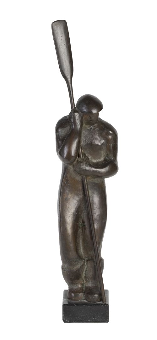 ESCUELA ESPAÑOLA s.XX Remero vasco