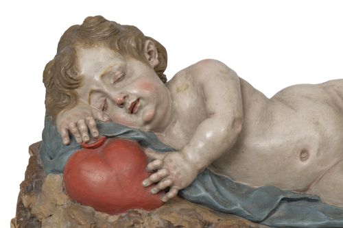 Atribuido a Nicolás Salzillo (1672-1727)."Alma dormida".