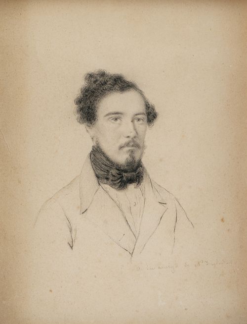 NARCISO INGLADA (1830-1891)Retrato de caballeroh. 1860