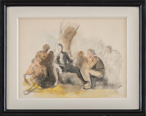 EUGENIO LUCAS VELÁZQUEZ (Madrid, 1817-1870)“Don Quijote c