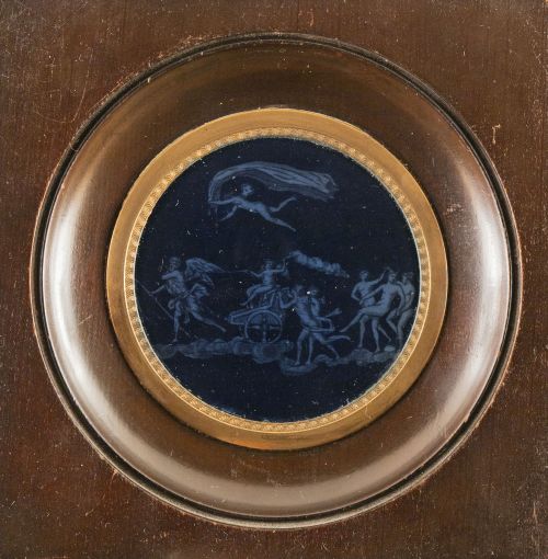 ESCUELA FRANCESA, SIGLO XIXEscena alegórica con Cupido so