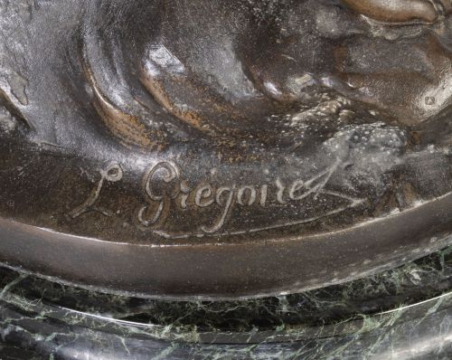 Siguiendo a Jean Louis Gregoire (1840 - 1890)."El amor ve