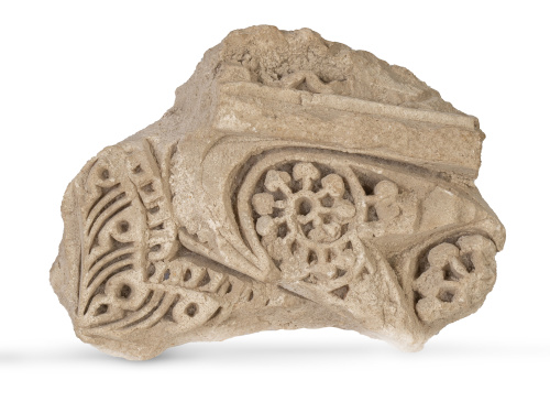 Fragmento de friso de yesería.Época Califal.