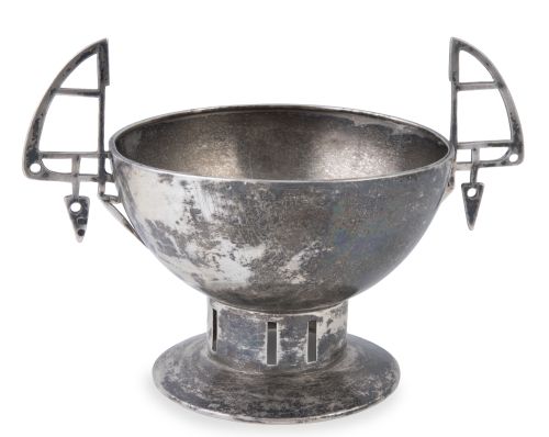 Copa art-decó de plata.h. 1920-1930.