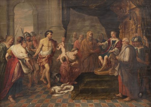 ESCUELA FLAMENCA, SIGLO XVIIEl Juicio del Rey Salomón