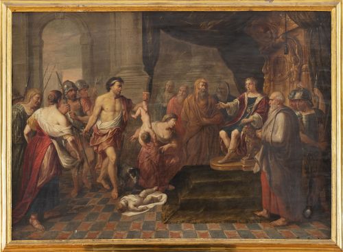 ESCUELA FLAMENCA, SIGLO XVIIEl Juicio del Rey Salomón